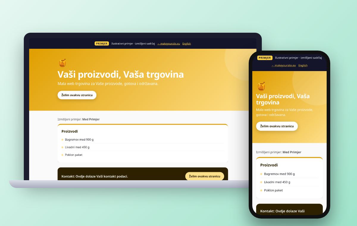 Imagem do exemplo de loja